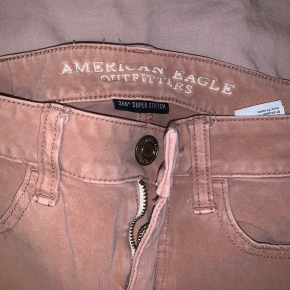 Soft pink jeggings size 0 X Long - Picture 3 of 4